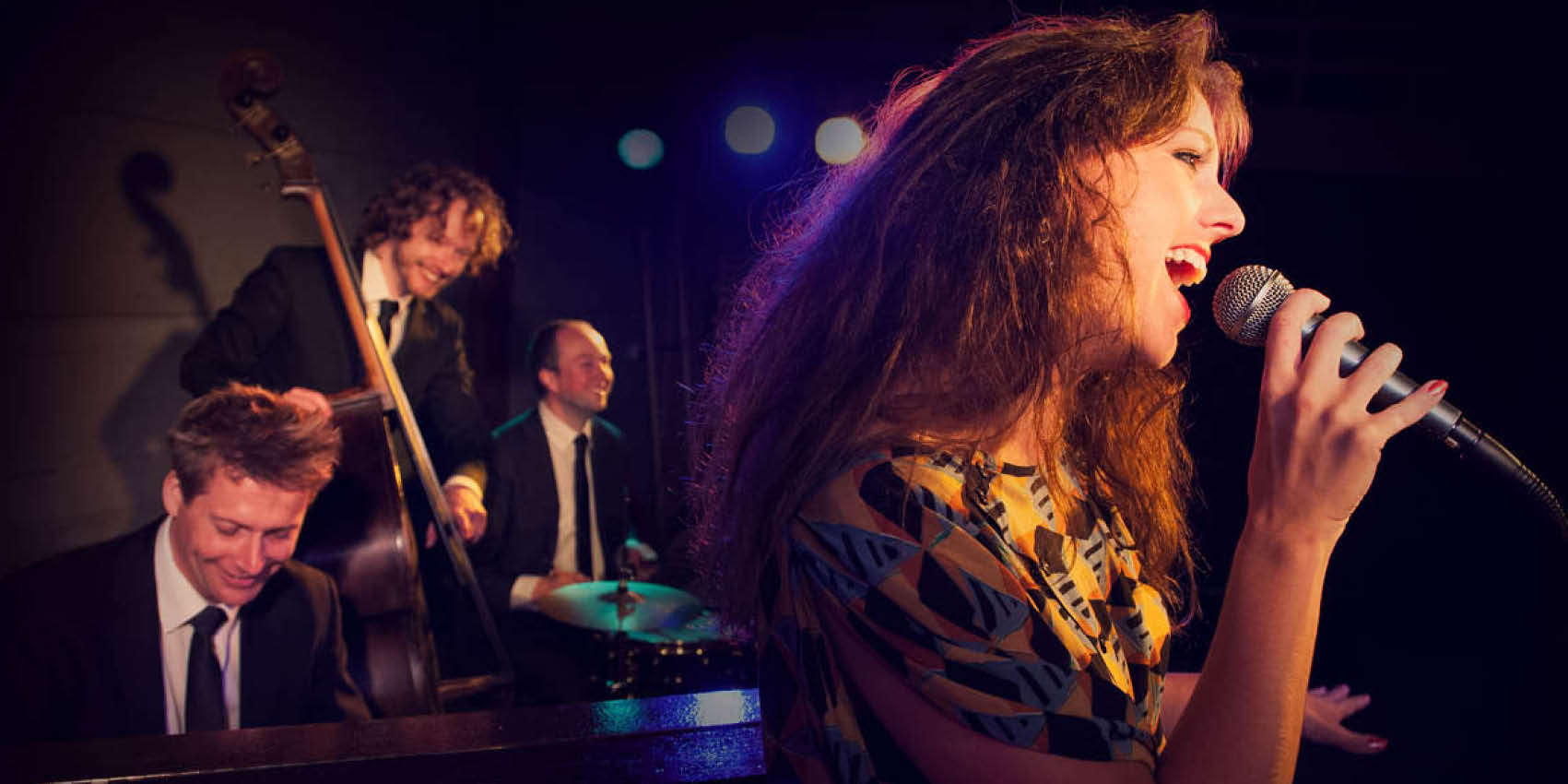 Semi-akoestisch trio voor kleinere feesten